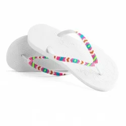 Сланцы Evars Rainbow Dreamcatcher белый