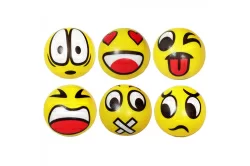 Эспандер кистевой d-6.3 см E41779 ПУ мяч (смайлик)