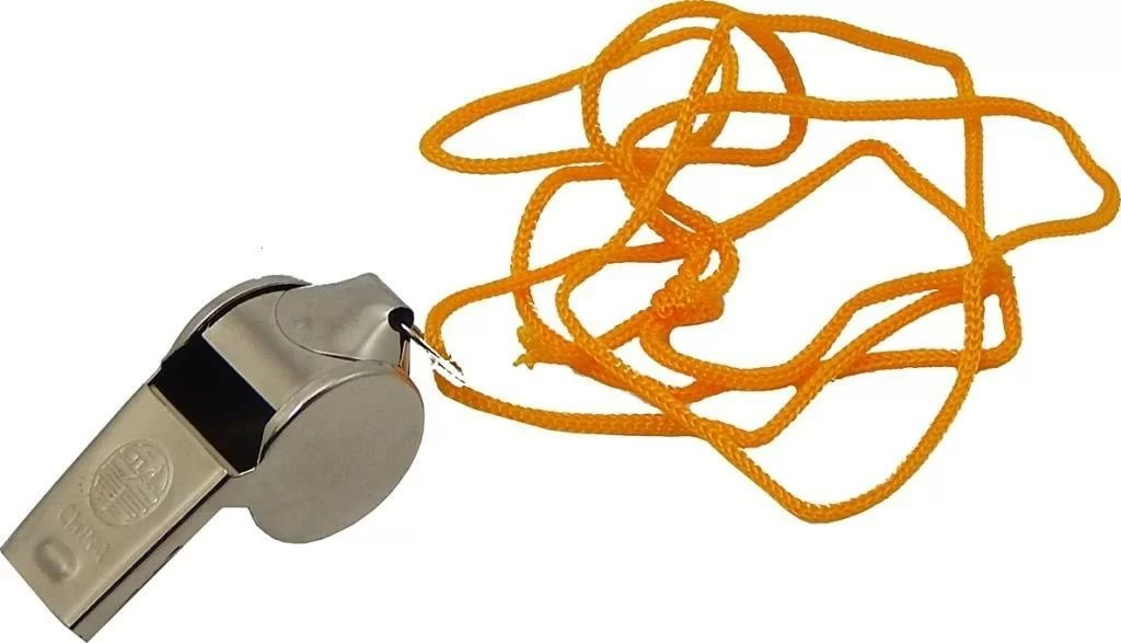  Свисток металлический H09923 со шнурком по низким ценам в Томске и Северске