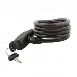 Замок, трос спиральный 8х1200 мм, с ключом