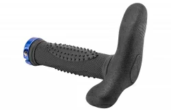 Грипсы XH-G72BL 130 мм с рогами чёрные