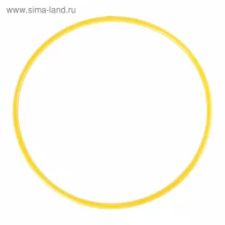Обруч плоский E33538 70 см желтый