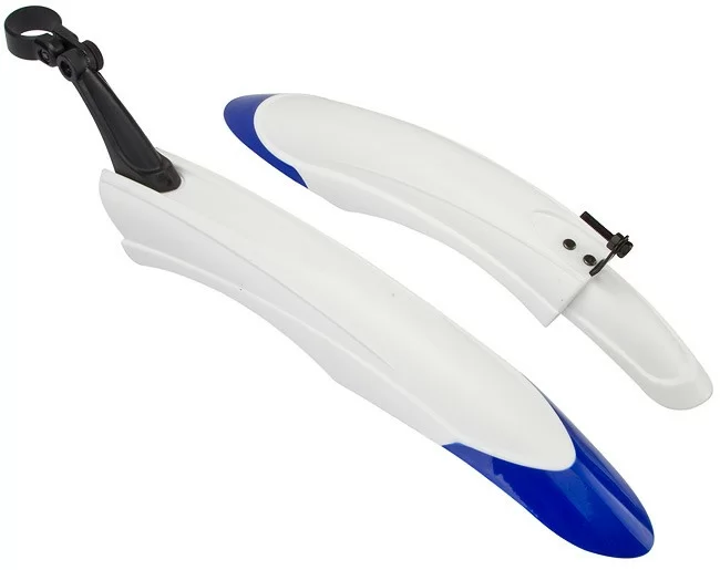  Крылья 24"-26" FD-34-1F/R пластик. бело-синие по низким ценам в Томске и Северске