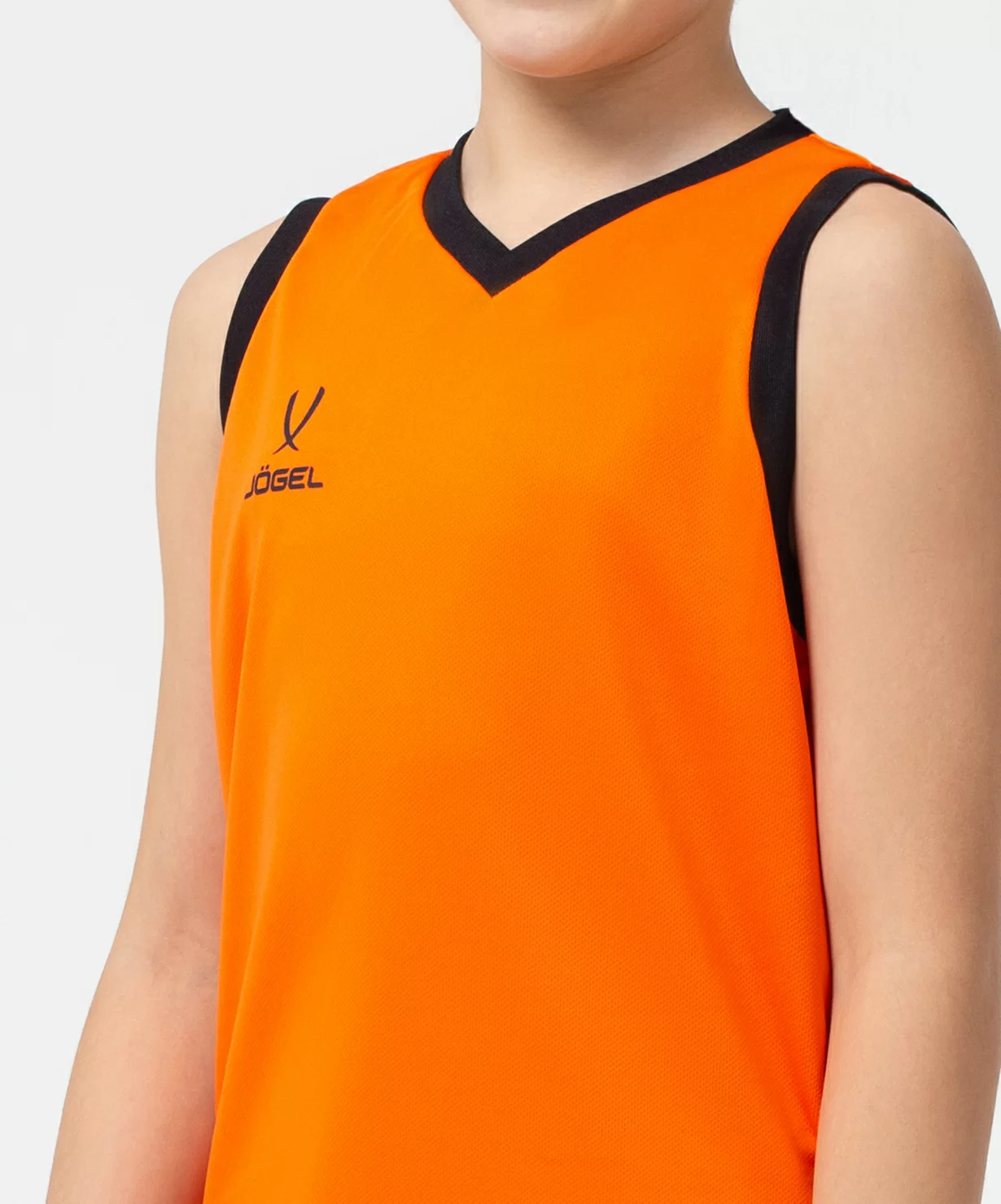  Майка баскетбольная JOGEL CAMP Basic, оранжевый, детский по низким ценам в Томске и Северске