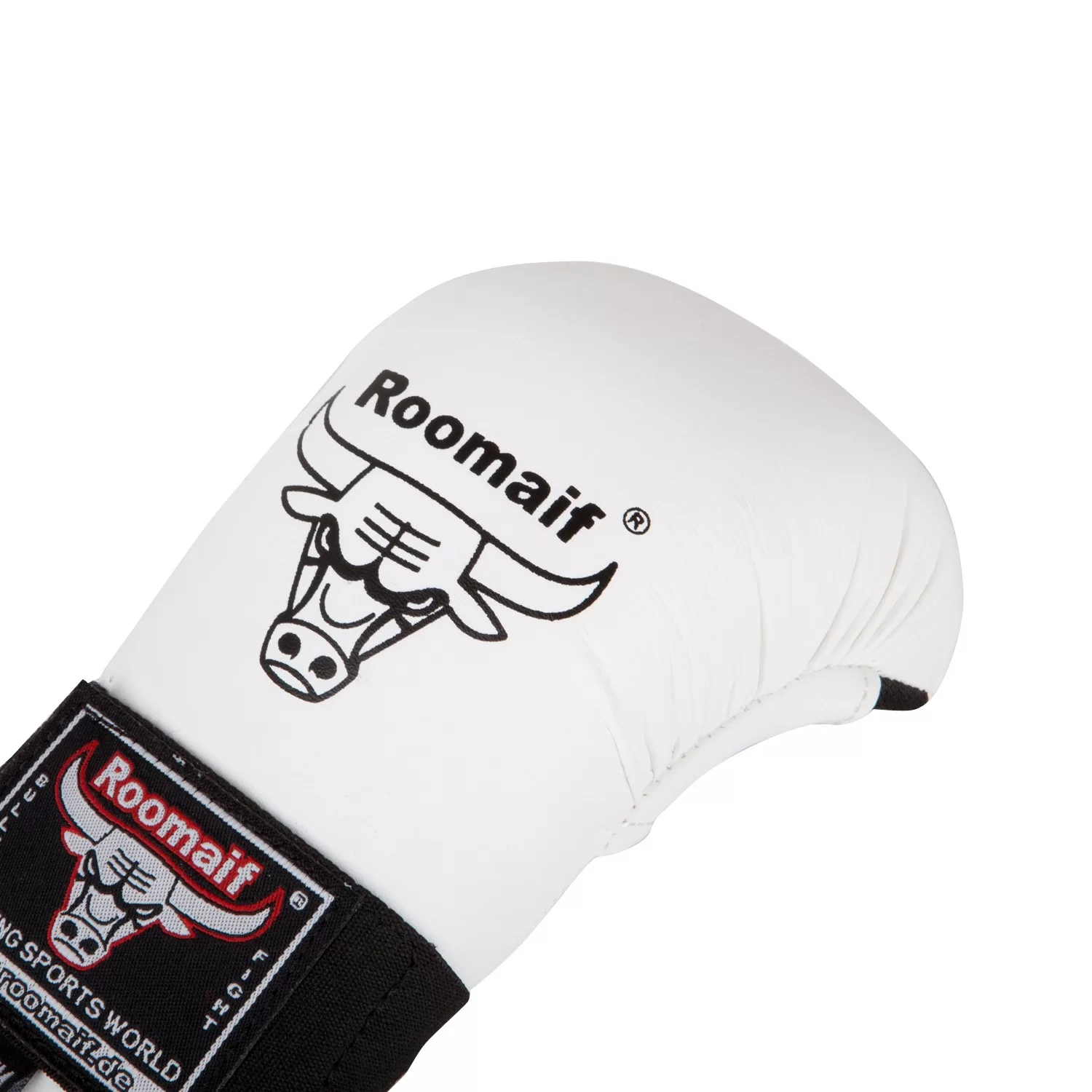  Перчатки спарринговые Roomaif RKM-260/261 ПУ белые по низким ценам в Томске и Северске