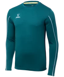 Футболка вратарская JOGEL CAMP GK Padded LS, зеленый/черный/белый