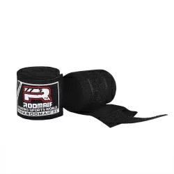 Бинт боксерский 2,5 м Roomaif х/б-лайкра черный