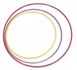 Обруч гимнастический алюминиевый 750 мм 300 г