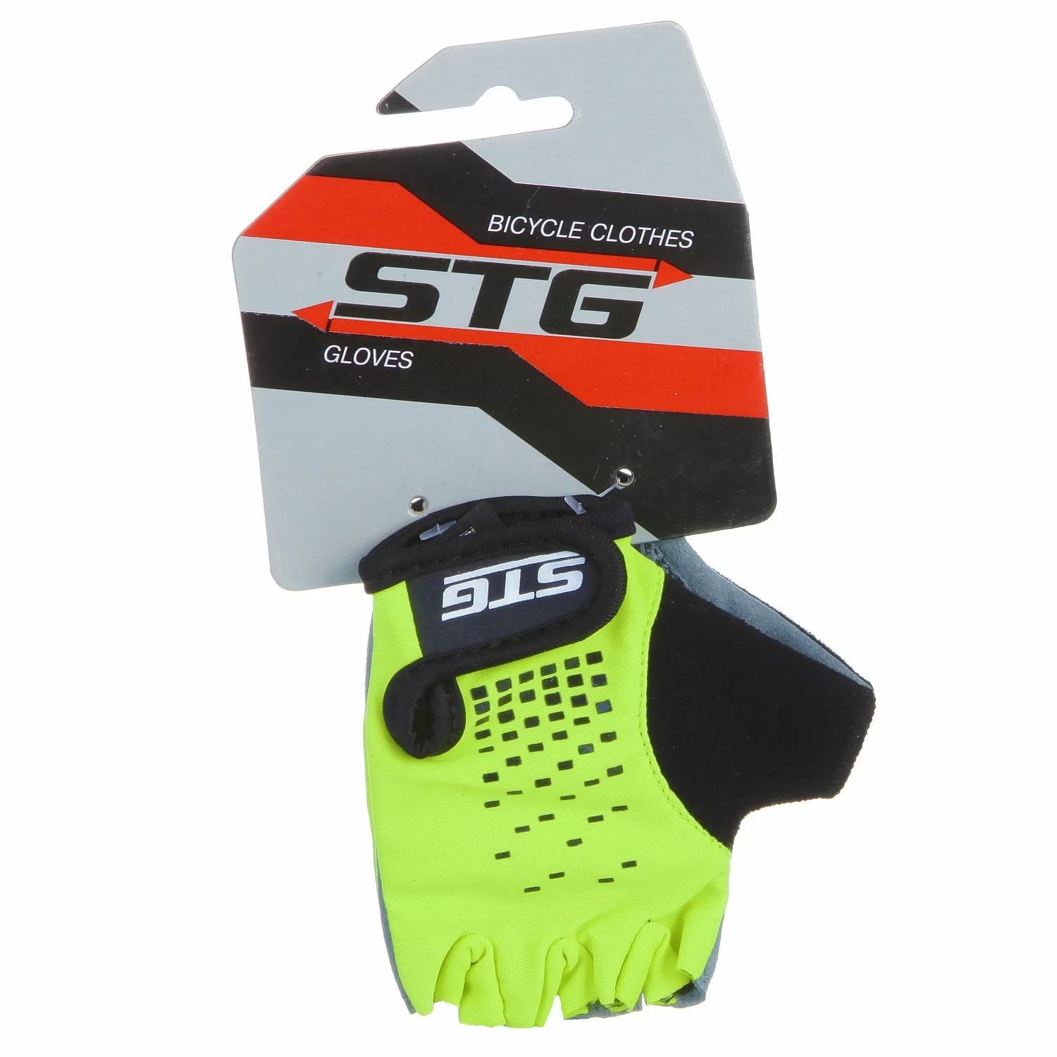  Перчатки STG AL-03-511 детские на липучке зелено-черные по низким ценам в Томске и Северске