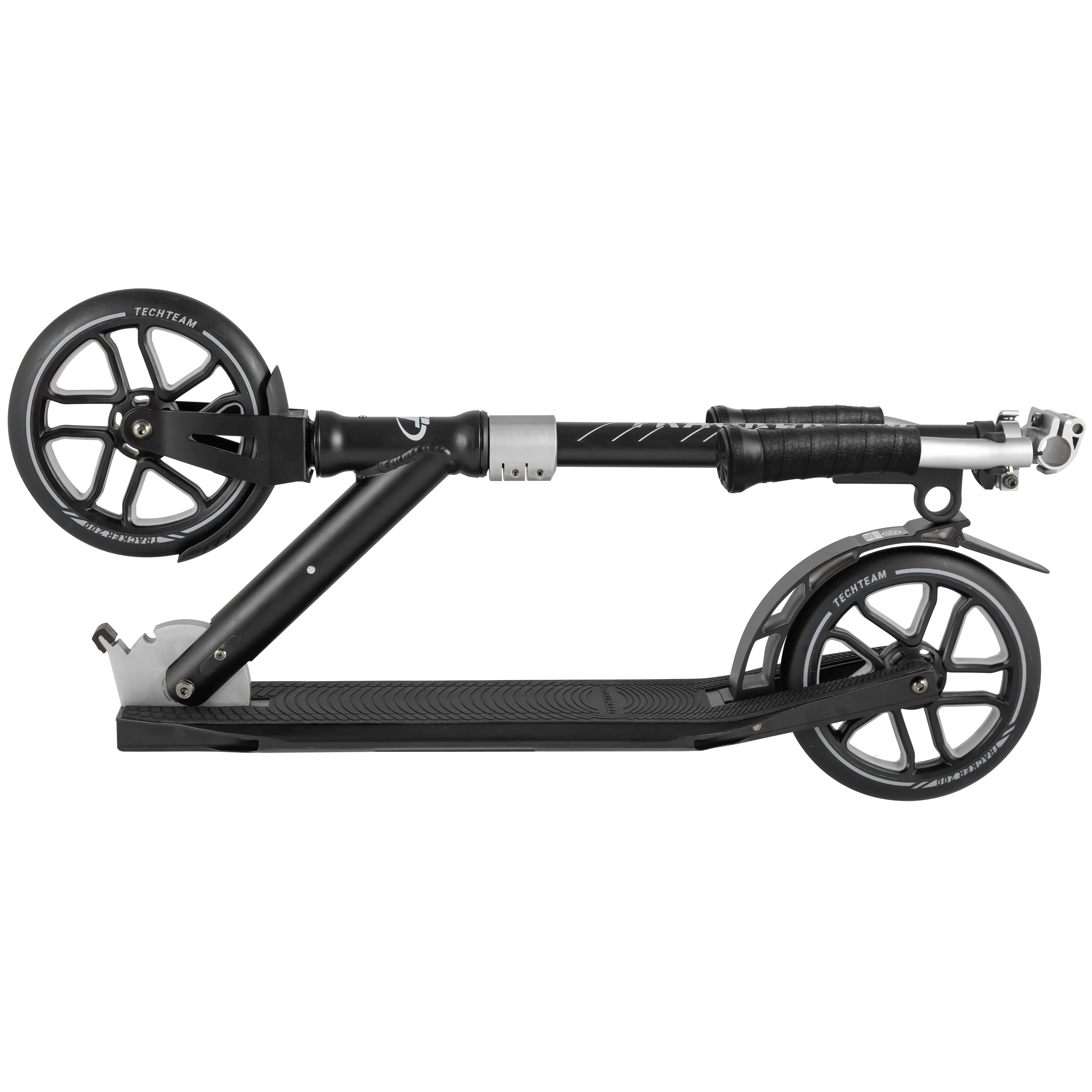  Самокат TechTeam Tracker 200 (2020) black/silver по низким ценам в Томске и Северске