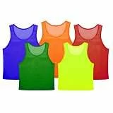 Манишка односторонняя сетчатая взрослая синяя