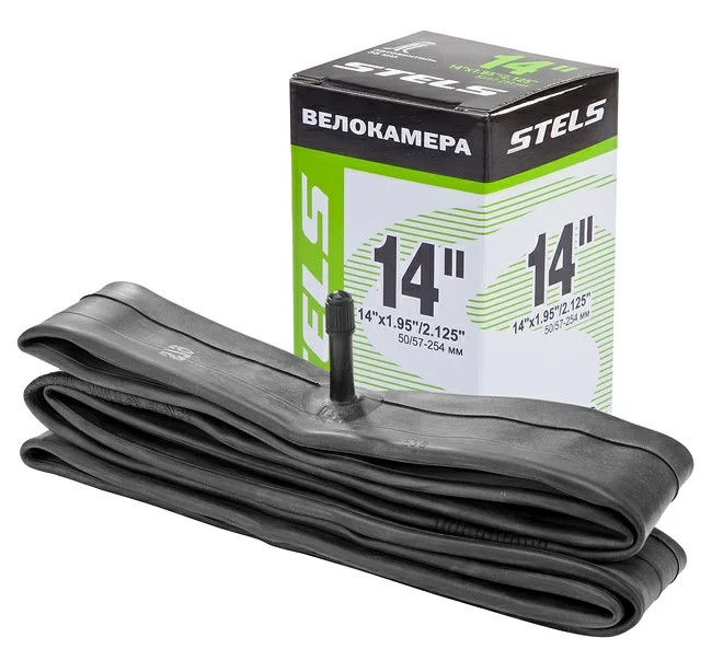  Камера 14" * 1.95"/2.125" Stels автовентиль в инд. упаковке по низким ценам в Томске и Северске