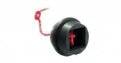 Держатель мела резиновый 9559 черный