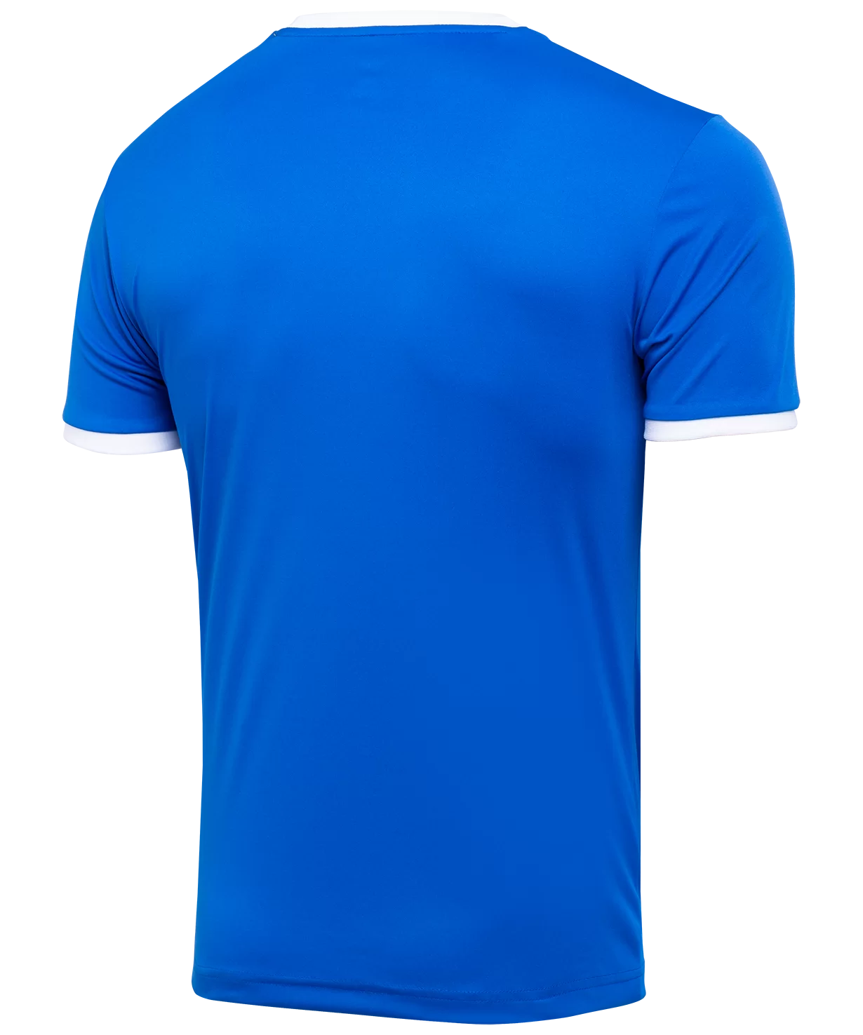  Футболка футбольная JOGEL CAMP Origin, синий/белый, детский по низким ценам в Томске и Северске