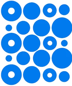  Набор наклеек световозвращающих Круг 100х85мм синий по низким ценам в Томске и Северске