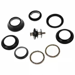 Рулевая колонка FP-H863 1-1/8" безрезьбовая полуинтегр. сталь. чёрн.