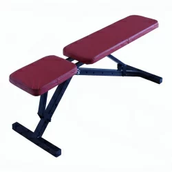 Стойка для штанги со складной скамьей (серый)