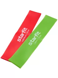 Мини-эспандеры StarFit ES-206 малиновый/лаймовый 2 шт