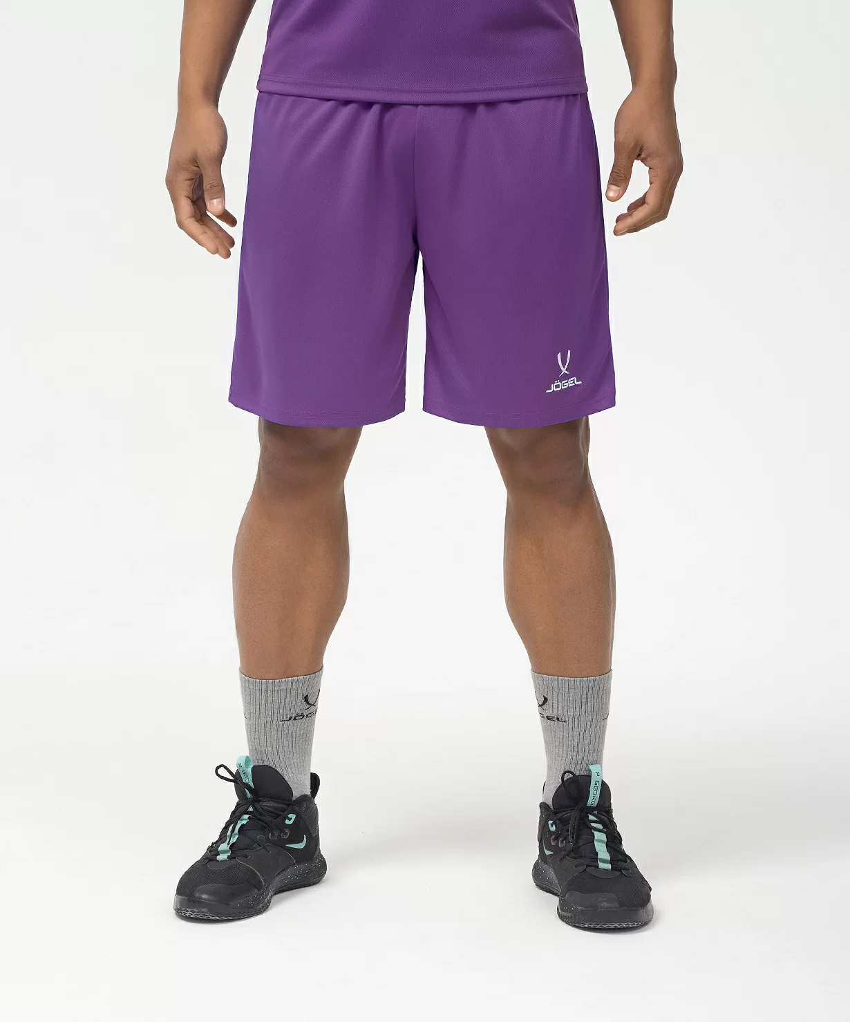  Шорты баскетбольные JOGEL CAMP Basic, фиолетовый по низким ценам в Томске и Северске
