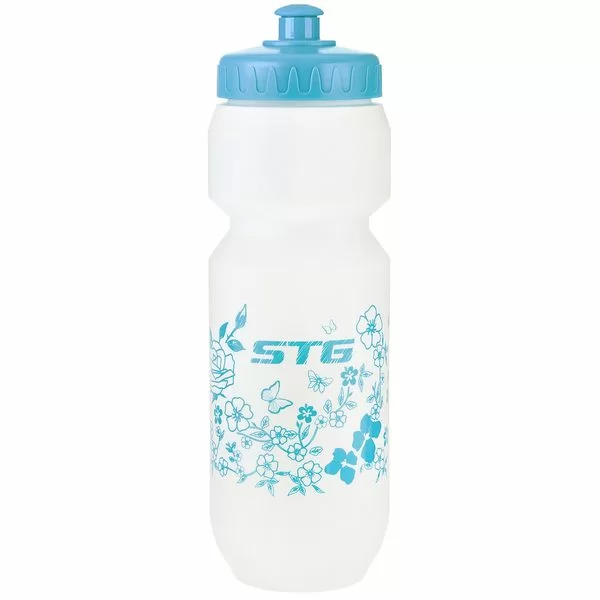  Велофляга STG CSB-532L 800 мл белая с голубым рисунком по низким ценам в Томске и Северске