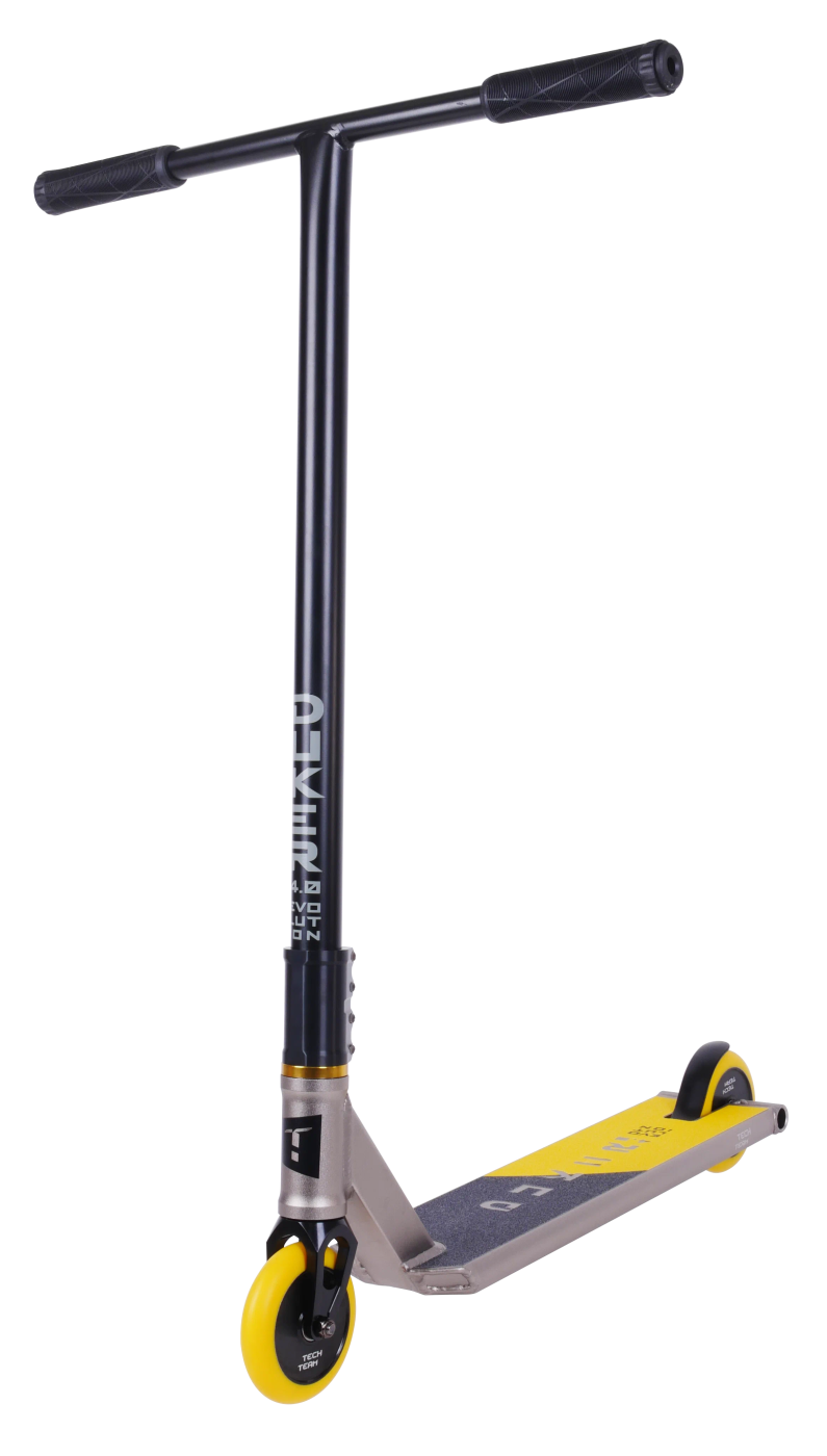  Самокат TechTeam Duker 4.0 трюковой grey/yellow по низким ценам в Томске и Северске