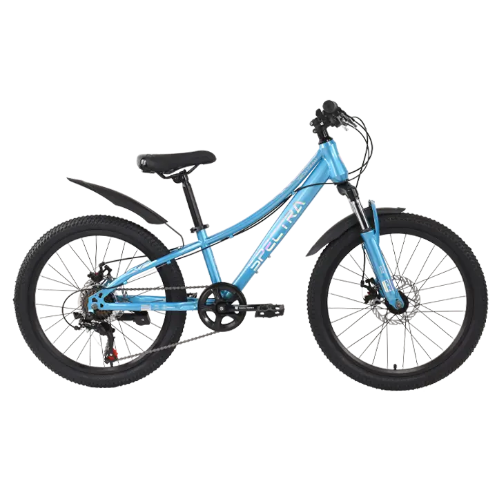  Велосипед TechTeam Spectra 22" (2024) голубой по низким ценам в Томске и Северске