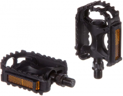 Педали FP-628, ось 9/16", пластик, черные