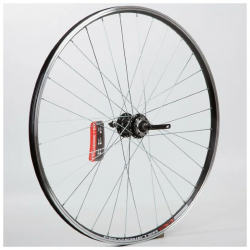 Колесо 27,5" переднее двустен .обод 32 отв. втулка SF B07F алюм под диск 6 болтов, эксцентрик