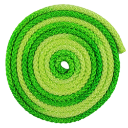 Скакалка гимнастическая 3 м Eclectica CH23-4 светло-зеленый-зеленый неон