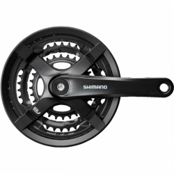 Система Shimano TY501 175мм Квадрат 42/34/24 6/7/8ск.  EFCTY501E244CLB черный, Филиппины