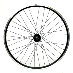 Колесо 27.5" заднее в сборе (N-710D) дв. ал. черн. обод, диск под трещотку