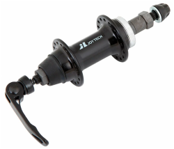 Втулка задняя JY-752 DSE 7ск. 32Н эксц. AL чёрный