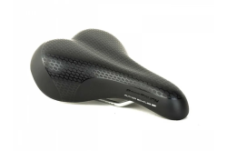 Седло Author комфортное/турист.Soft Touch Vacuum 255х160мм черный