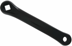 Шатун левый 152мм алюмин. черный