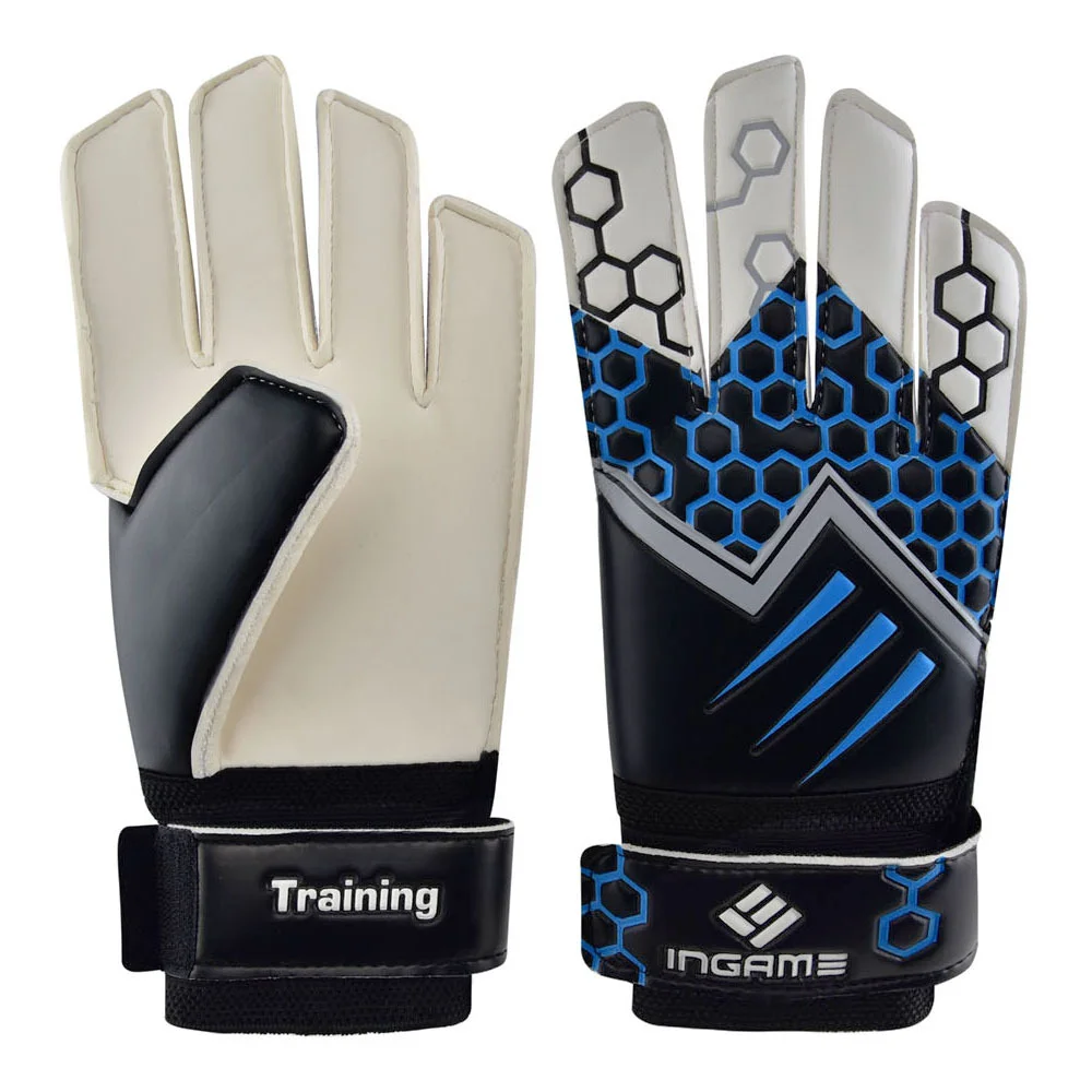  Перчатки вратарские Ingame Training IT-2020 черно-голубой по низким ценам в Томске и Северске