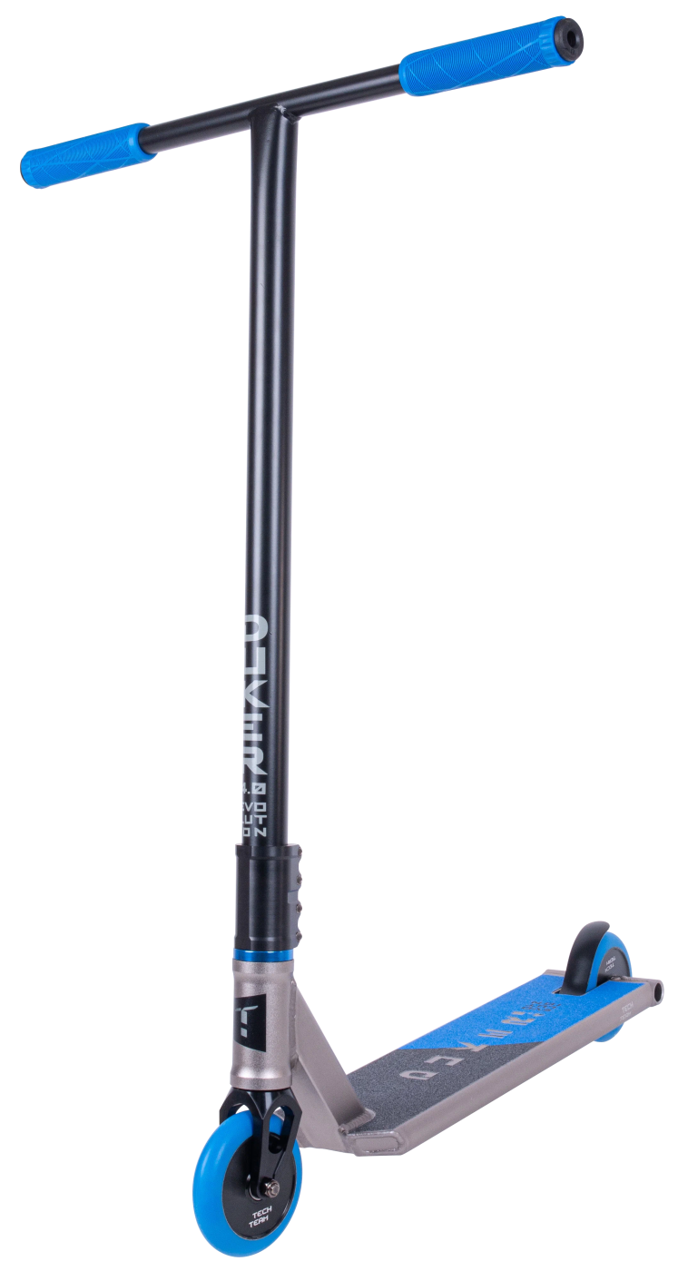  Самокат TechTeam Duker 4.0 трюковой grey/blue по низким ценам в Томске и Северске