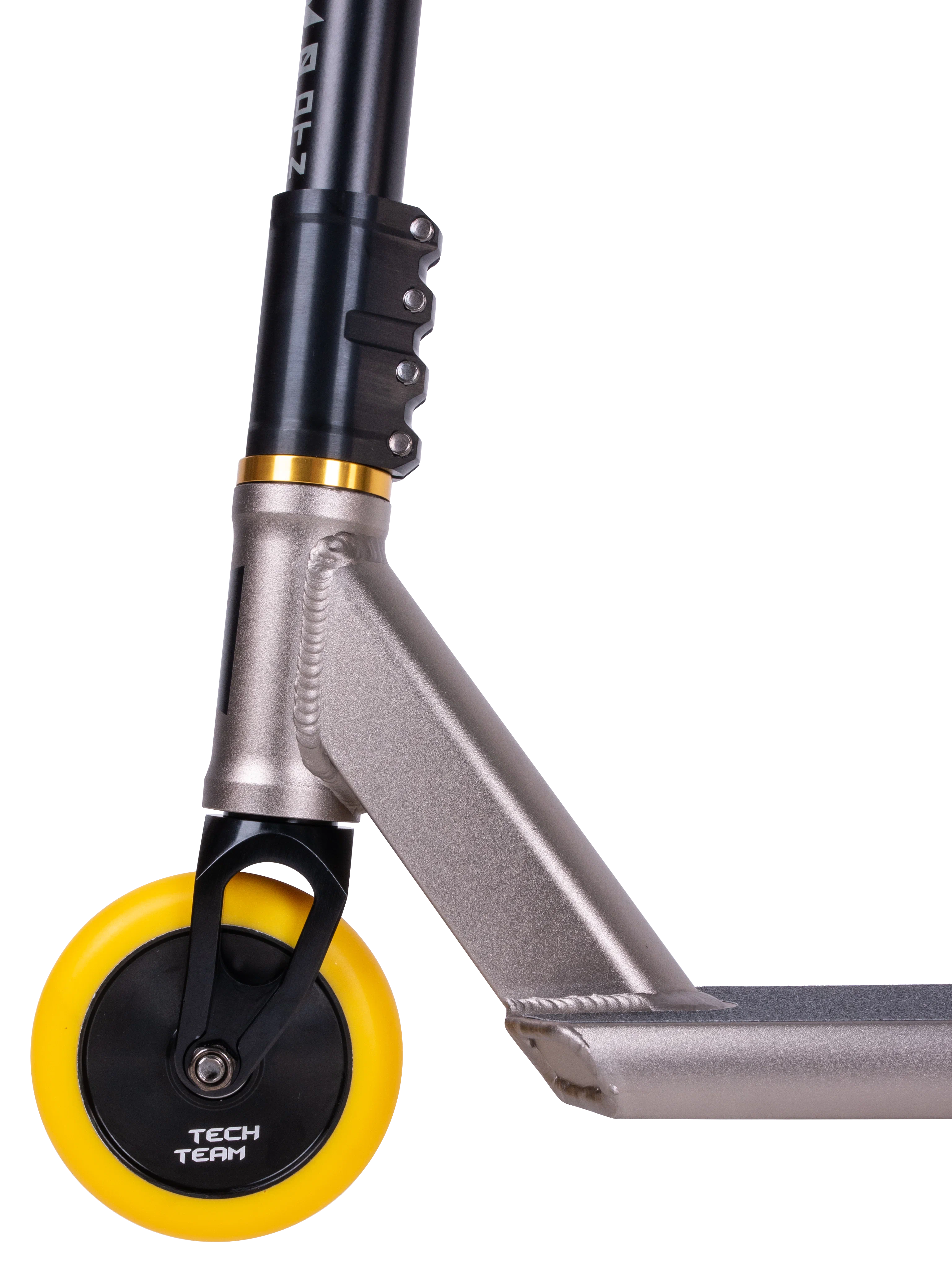  Самокат TechTeam Duker 4.0 трюковой grey/yellow по низким ценам в Томске и Северске